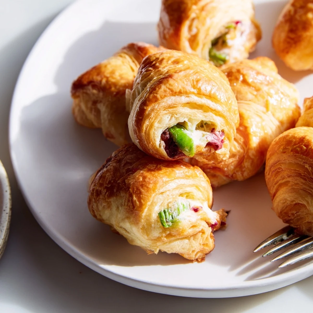 cranberry jalapeño dip puff croissants
