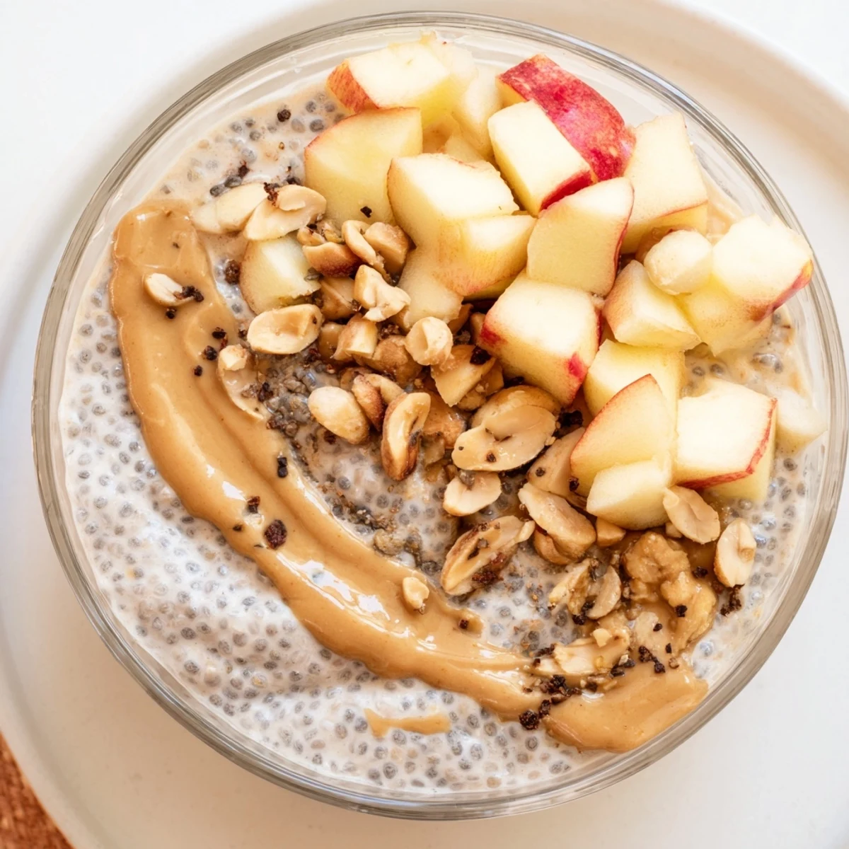 Apple Chia Pudding Peanut