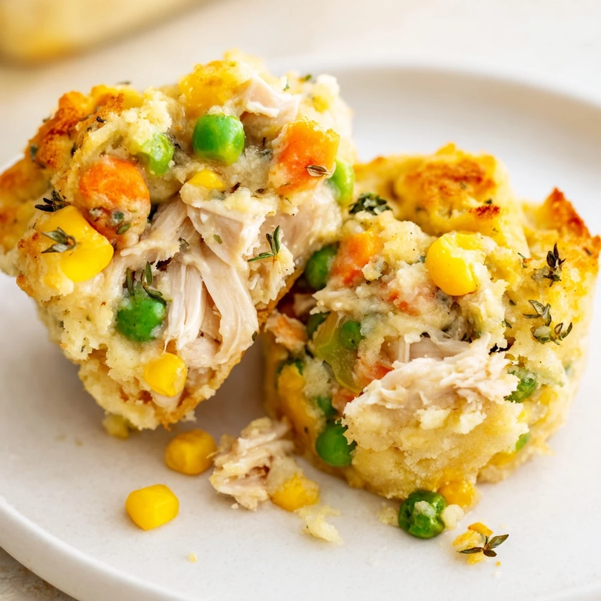 Mini Chicken Cornbread Muffins