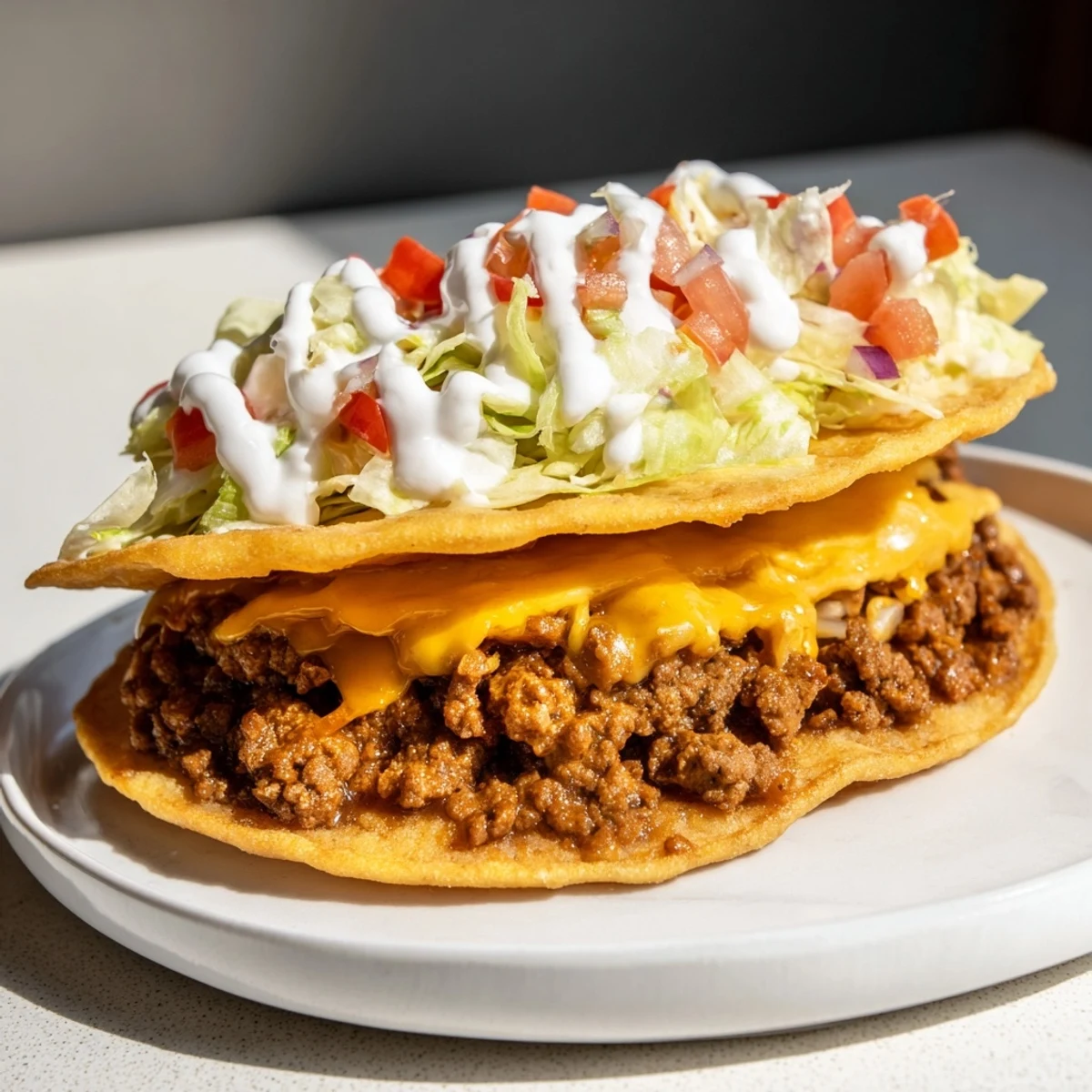 Cheesy Gordita Crunch Tacos