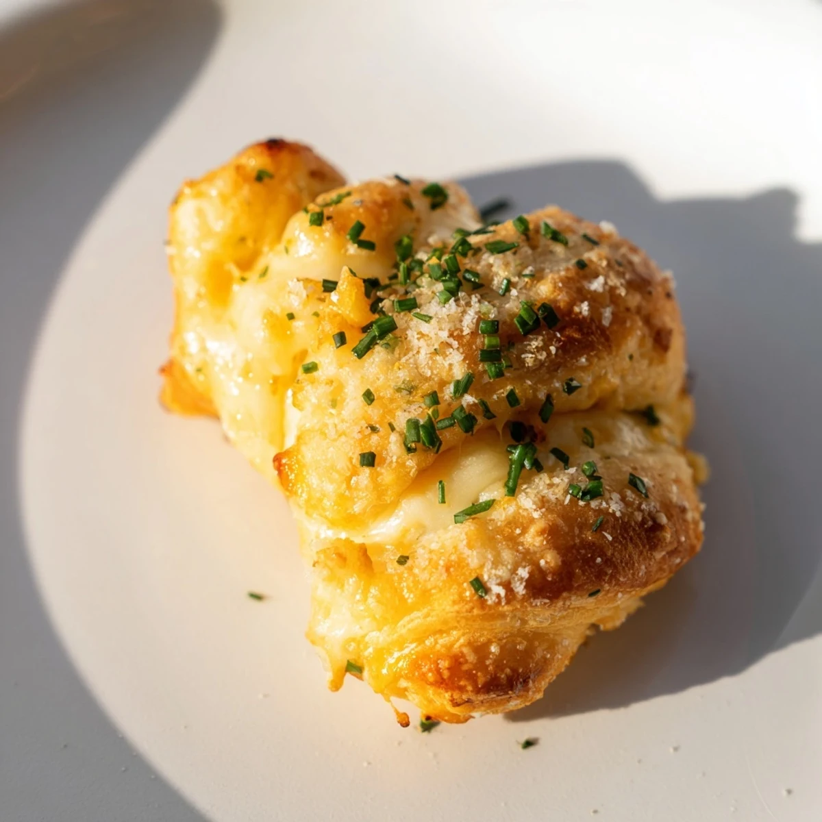 Golden Savory Rolls: Crescent Roll Baked Cheese Bites, warm and cheesy, perfect for sharing as an appetizer.