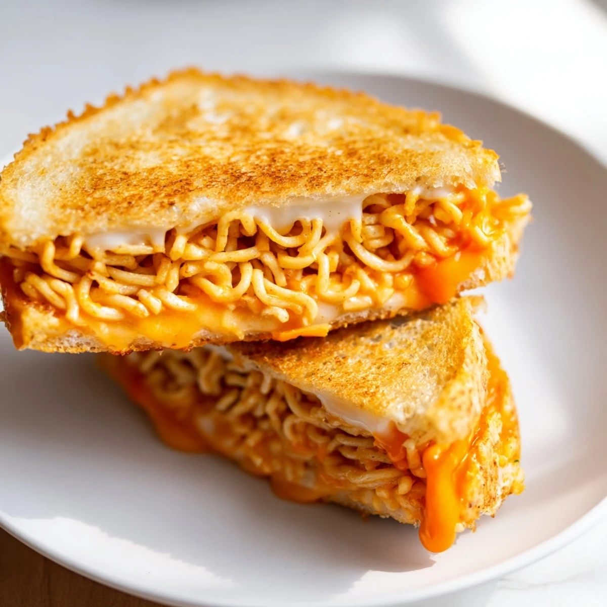 Instant Ramen Grilled Cheese