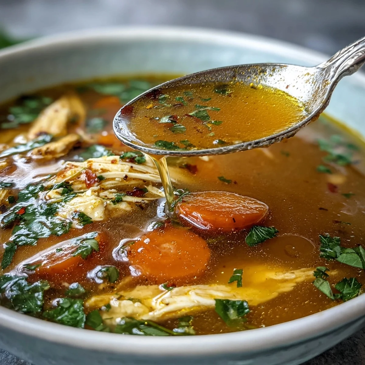 Anti-Inflammatory Turmeric Chicken Soup