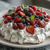 Pavlova Fresh Berries Cream