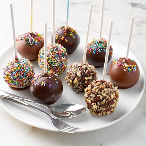 Caramel Apple Truffle Pops