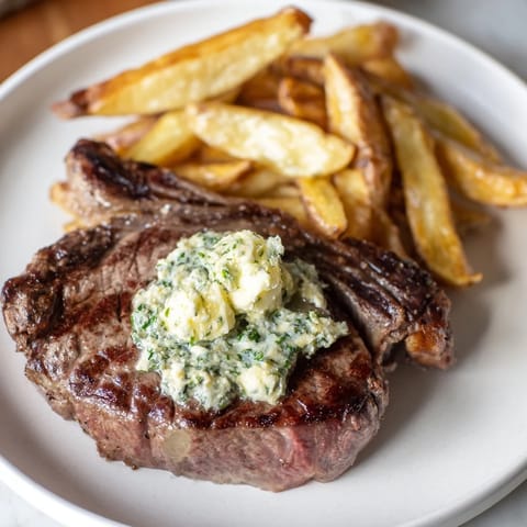 Garlic Butter Steak & Fries