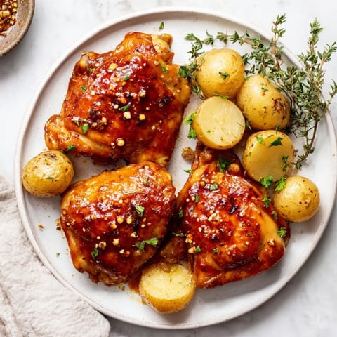 Honey Mustard Chicken Potatoes