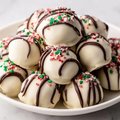 Simplified Christmas Oreo Truffles