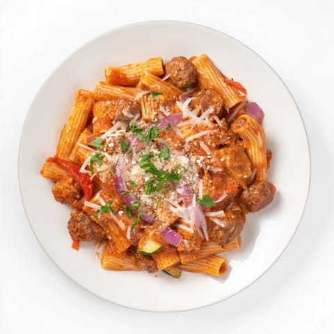 Spicy Vegan Chorizo Pasta