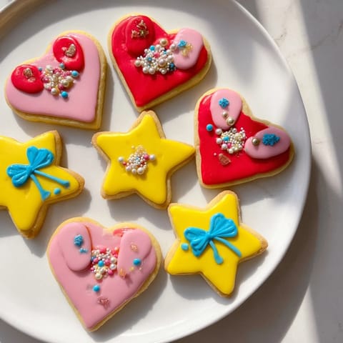 Pretty Bows Heart Star