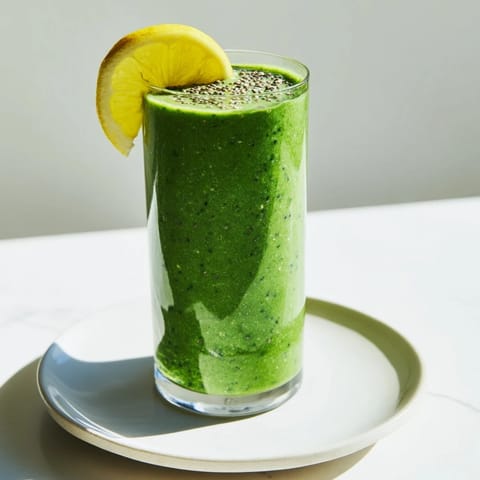 This spinach avocado smoothie features healthy ingredients and offers a naturally sweet flavor.