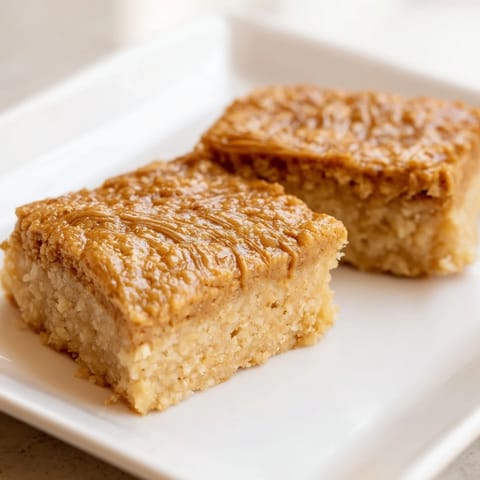 Peanut Butter Mochi Cake