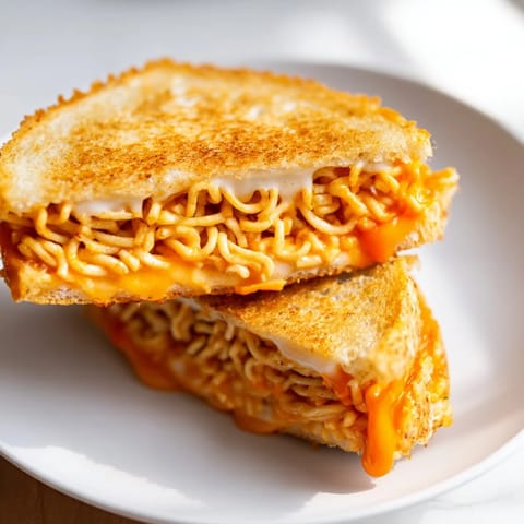 Instant Ramen Grilled Cheese