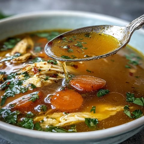 Anti-Inflammatory Turmeric Chicken Soup