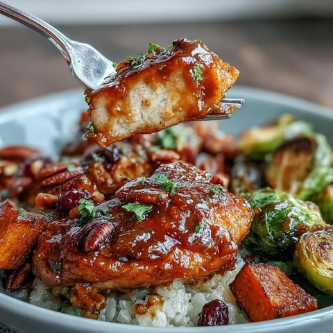 Maple Dijon Chicken Sweet Bowls
