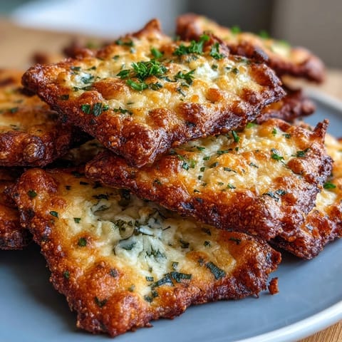 Homemade cheese and herb crackers baked golden and crispy, perfect for snacking or party platters.