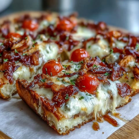 Kentucky Derby Hot Brown Flatbread