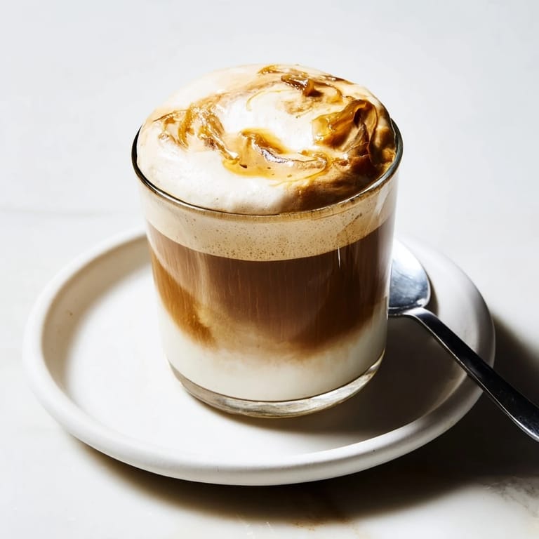 Savory Onion Latte: a unique blend of espresso and rich, caramelized onions.  