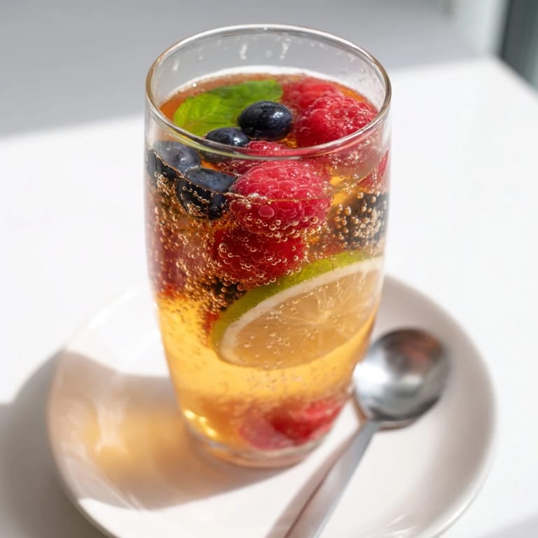 Homemade fermented drinks: Kombucha-style mocktails with fizzy ginger and citrus zest. 