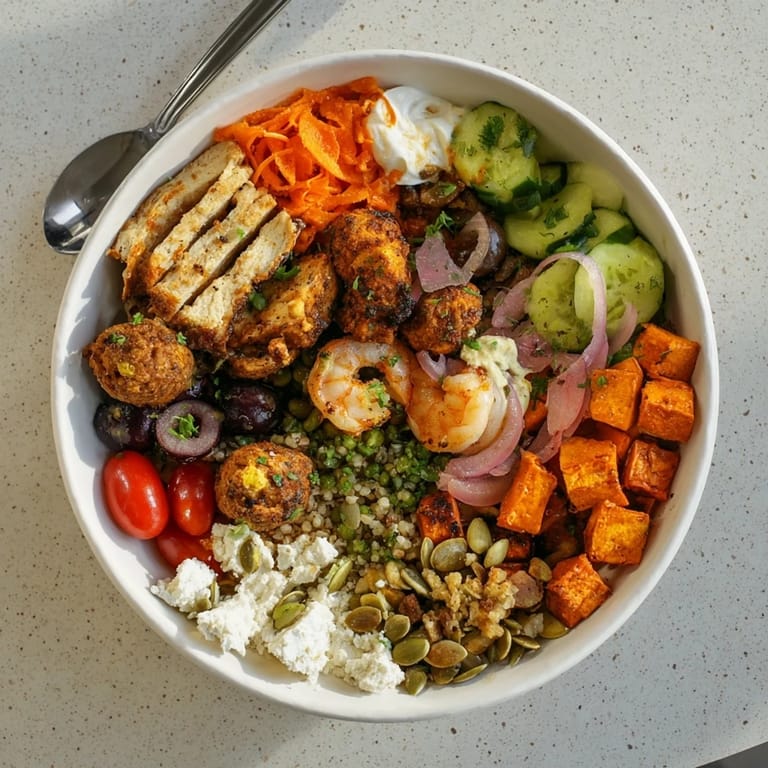 Gather fresh ingredients for interactive plated meals, allowing customizable flavors and textures.  