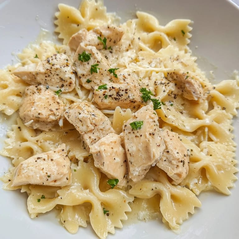 Imagine rich, cheesy Mozzarella Garlic Butter Chicken Bowties; the melted mozzarella is utterly irresistible with herbs.