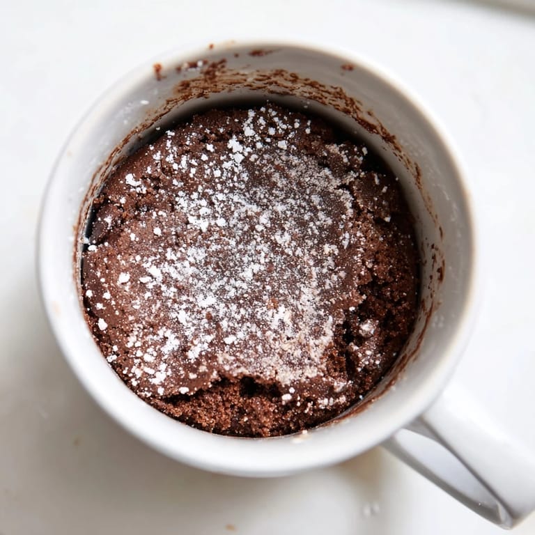 Warm and comforting single-serve Microwave Mug Cake, ideal for a fast dessert craving.