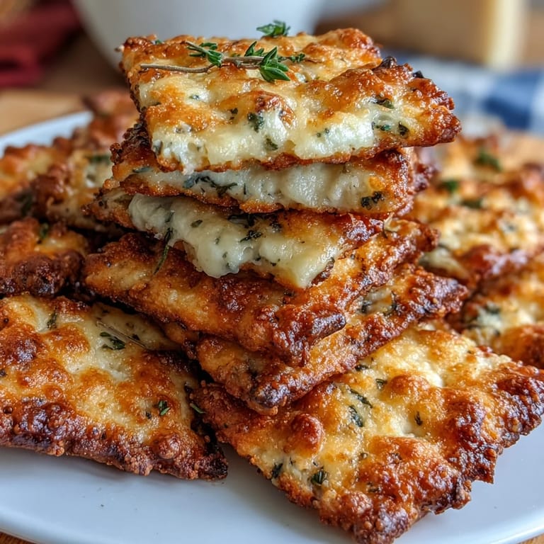 Aromatic thyme and chives mingle with sharp cheddar in these crunchy, savory cheese and herb crackers.