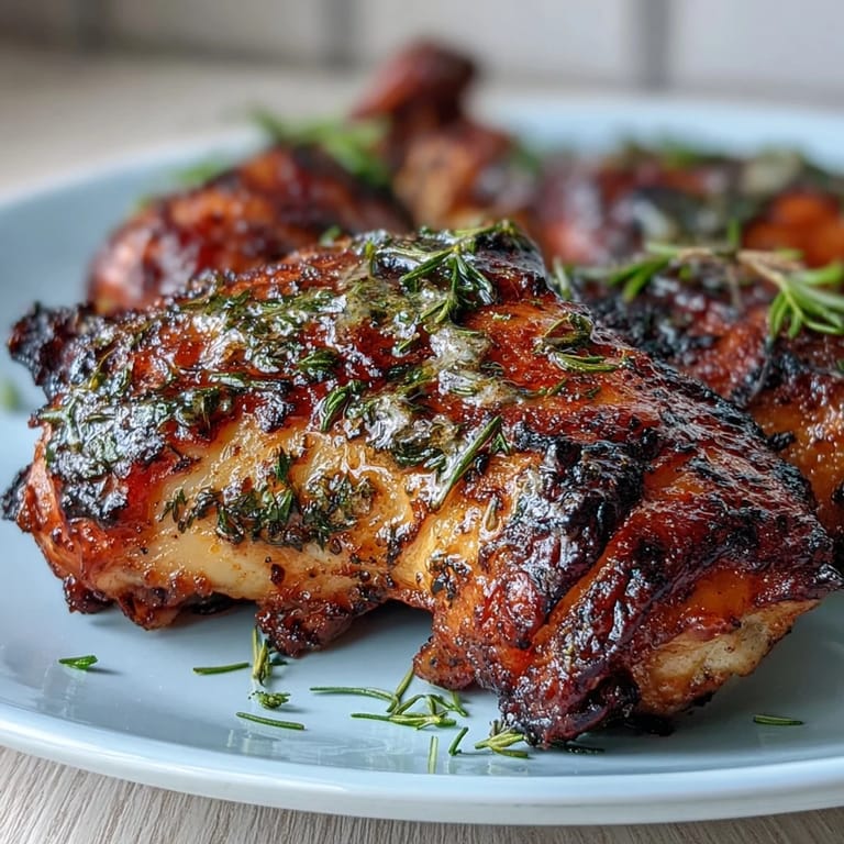 Family-friendly sheet pan meal featuring juicy chicken drumsticks, baby potatoes, and carrots seasoned with rosemary and thyme for a hearty dinner.