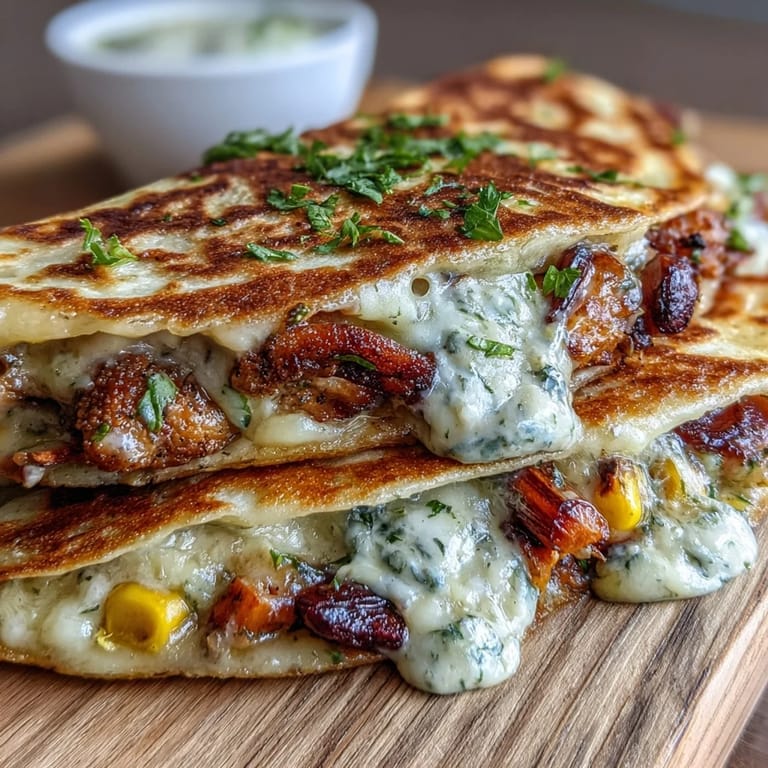 Adorable bunny-shaped quesadillas filled with cheddar and veggies, perfect Easter snack for kids with crispy edges and colorful decoration.