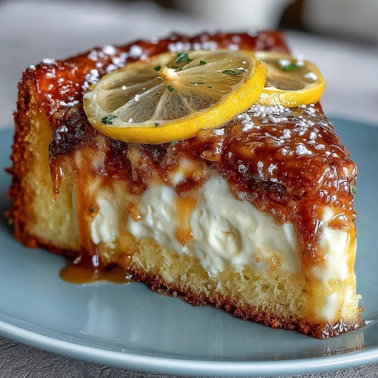 Bright lemon curd filling in a crisp, buttery tart shell, garnished with fresh berries and mint.