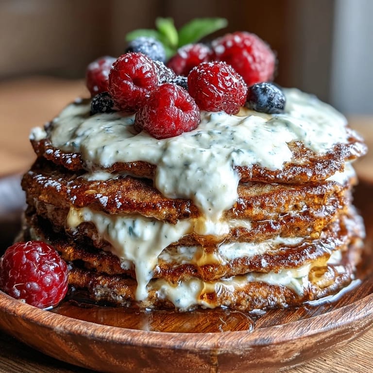 Light and airy buckwheat pancakes glistening with butter, a delicious brunch treat.